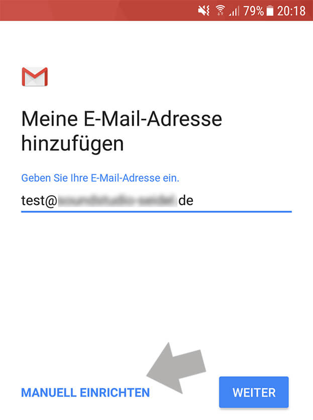 Wie Email einrichten unter Android